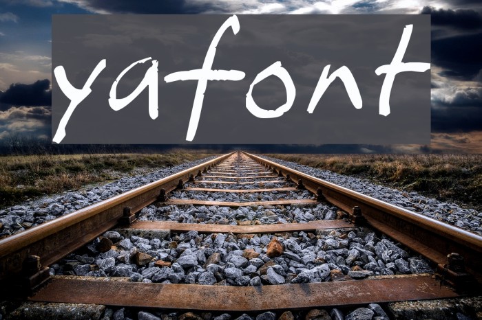 yafont Font examples
