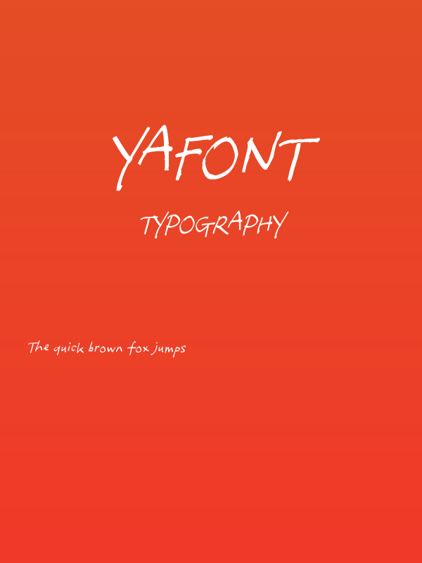 yafont Poster