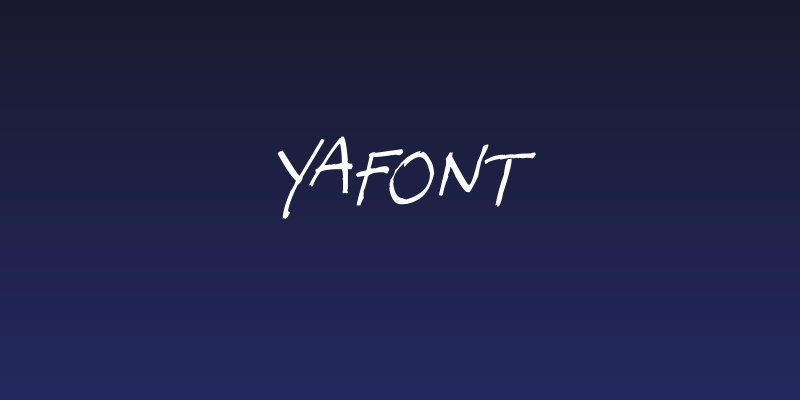 yafont Social Header