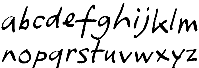 yafont Font LOWERCASE