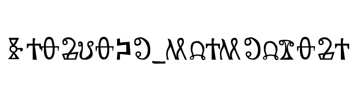 yatsutko_glagolitsa  Frei Schriftart Herunterladen