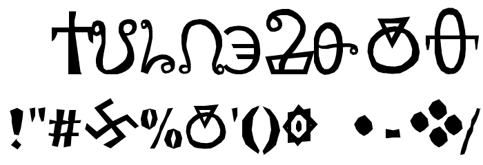 yatsutko_glagolitsa Font OTHER CHARS