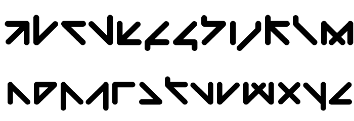 yaw-taht Font LOWERCASE