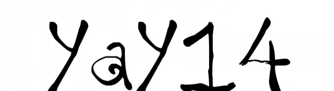 yay14  font caratteri gratis