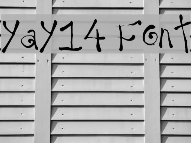 yay14 Font examples