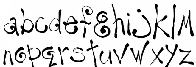 yay14 خط أحرف صغيرة