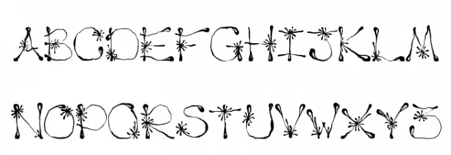 yay17 Schriftart Groß