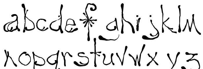 yay17 Font LOWERCASE