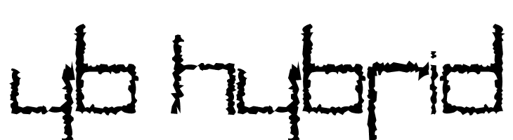 YB Hybrid  免费字体下载