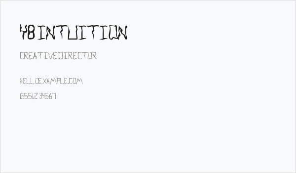 YB Intuition Business Card