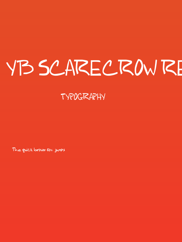 YB Scarecrow Rebellion 2000 Poster