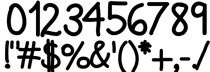 YBBacktotheFuture Font OTHER CHARS