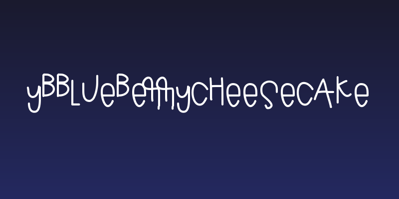 YBBlueberryCheesecake Social Header