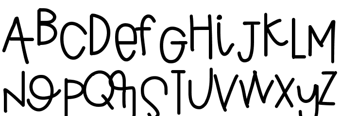 YBBlueberryCheesecake Font LOWERCASE