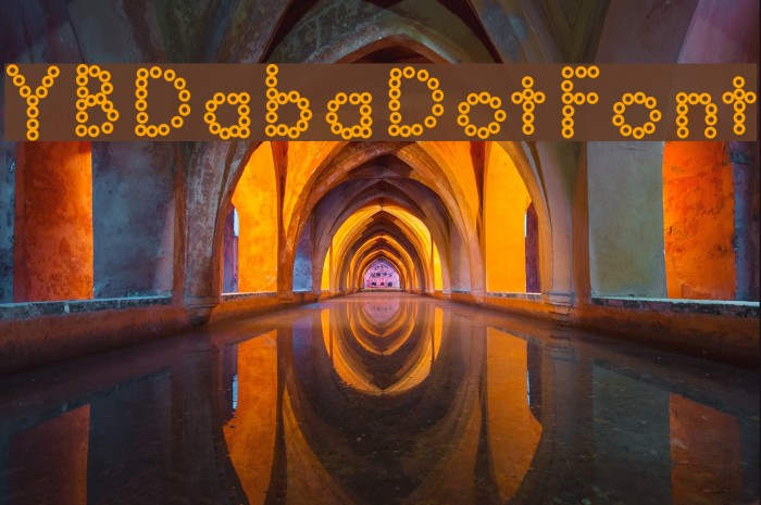 YBDabaDotFont Font examples