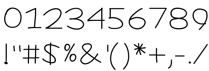 YBDarkChocolateFudge Font OTHER CHARS