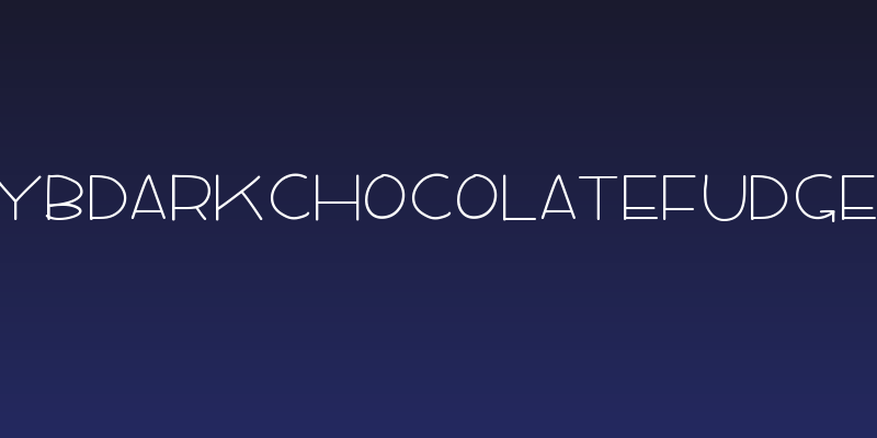 YBDarkChocolateFudge Social Header