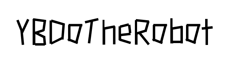 YBDoTheRobot  font caratteri gratis