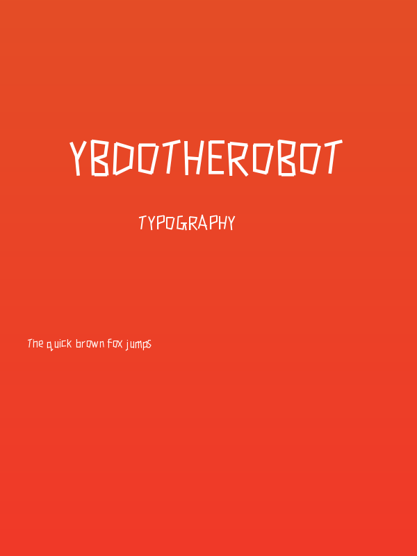 YBDoTheRobot Poster