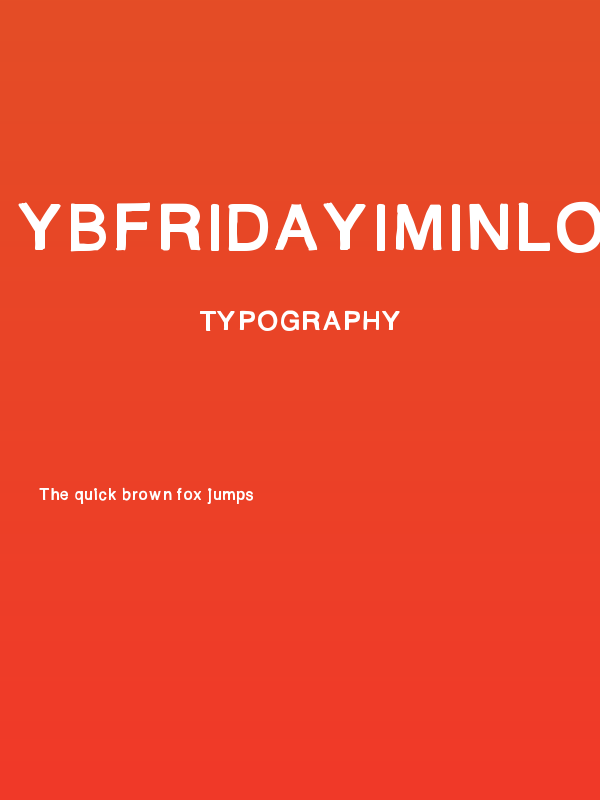 YBFridayImInLove Poster