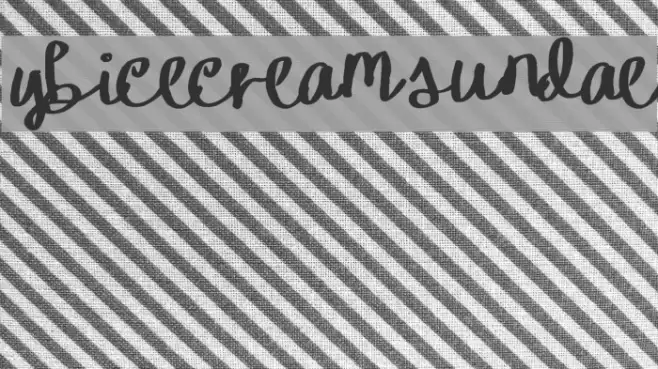 YBIceCreamSundae Шрифта examples