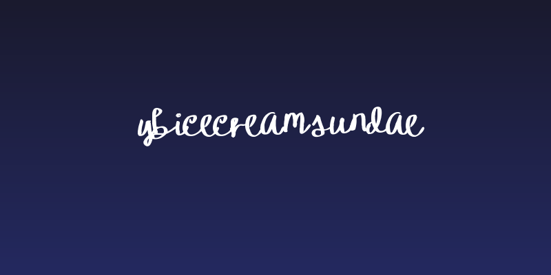 YBIceCreamSundae Social Header