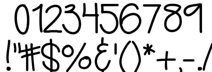 YBMangoFruitCocktail Font OTHER CHARS