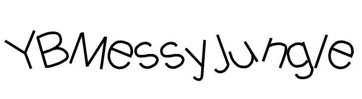 YBMessyJungle Font
