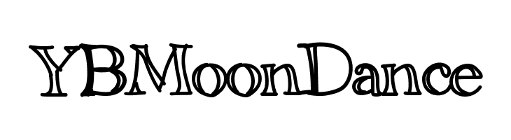 YBMoonDance  免费字体下载