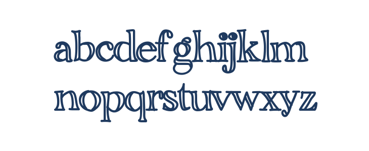 YBMoonDance Lowercase