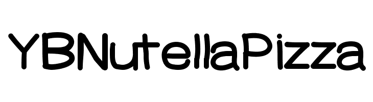 YBNutellaPizza Font