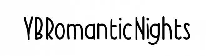 YBRomanticNights  Frei Schriftart Herunterladen