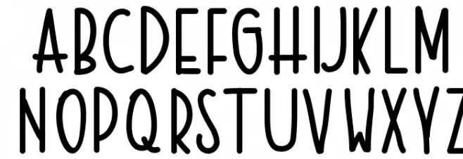 YBRomanticNights Font Litere mari