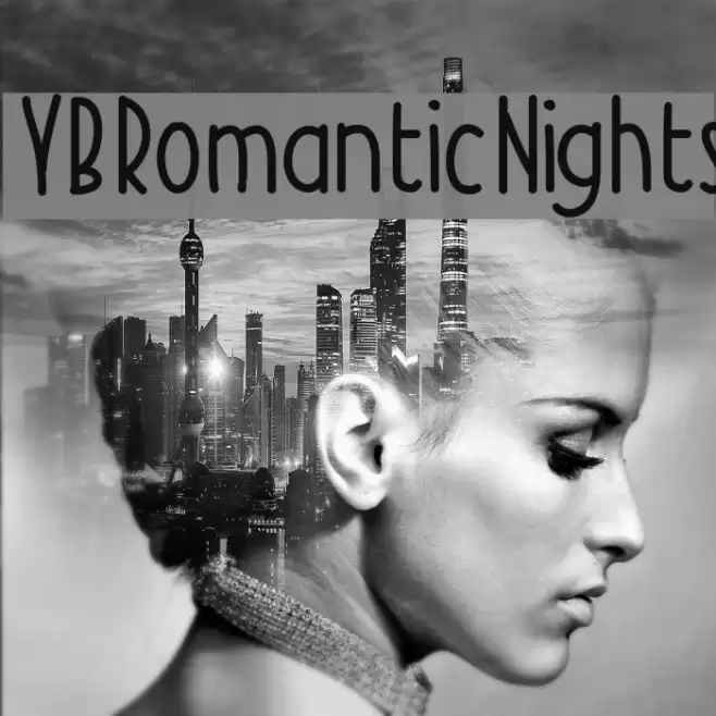 YBRomanticNights Font examples