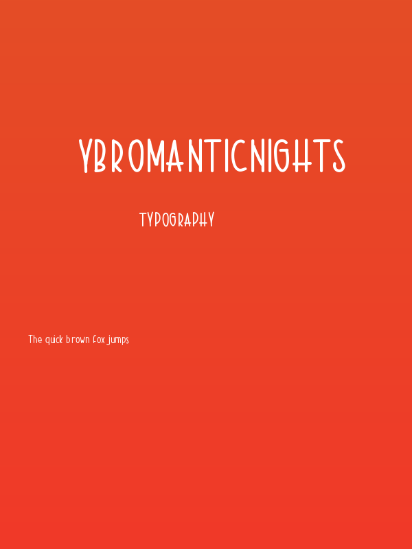 YBRomanticNights Poster