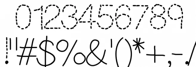 YBShadowTracer Font OTHER CHARS