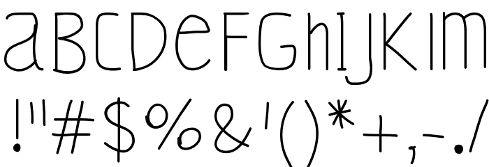 YBSilverLining Font OTHER CHARS