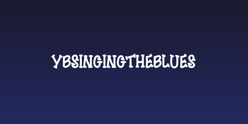 YBSingingTheBlues Social Header