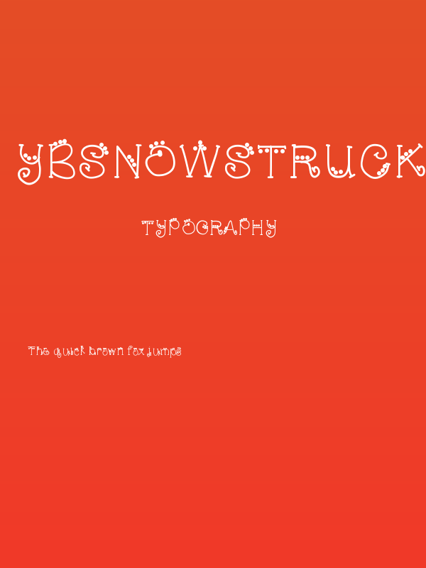 YBSnowStruck Poster