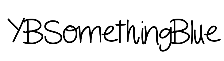 YBSomethingBlue  Fuentes Gratis Descargar
