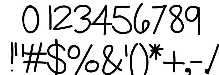 YBSomethingBlue Font OTHER CHARS
