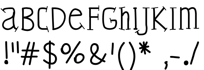 YBSticksAndStones Font OTHER CHARS