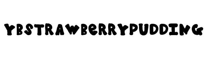 YBStrawberryPudding Schriftart
