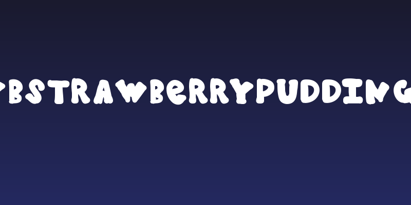 YBStrawberryPudding Social Header