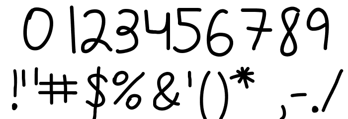 YBStrawberrySoftServe Font OTHER CHARS
