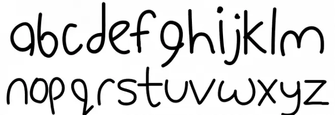 YBStrawberrySoftServe Font Litere mici