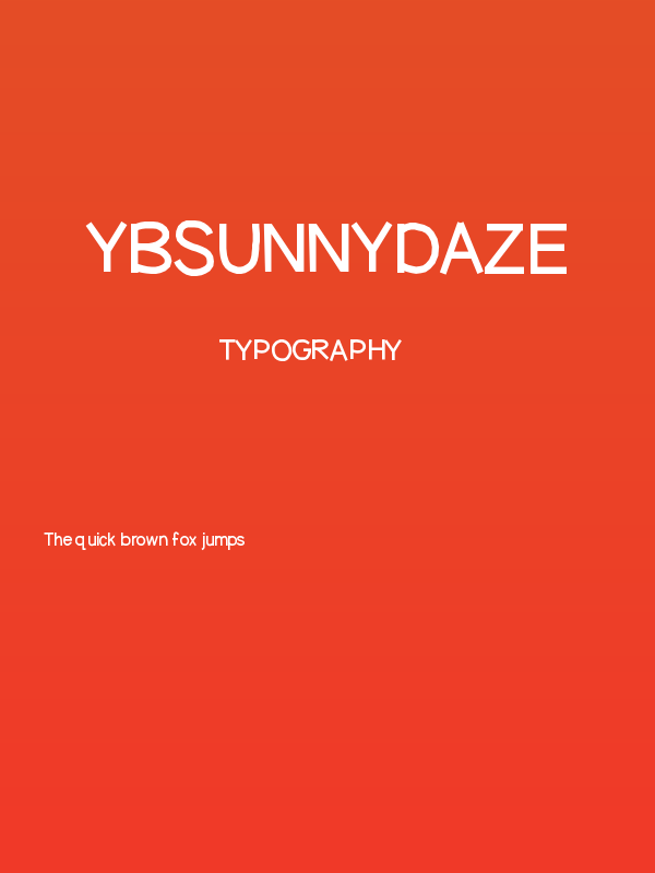 YBSunnyDaze Poster