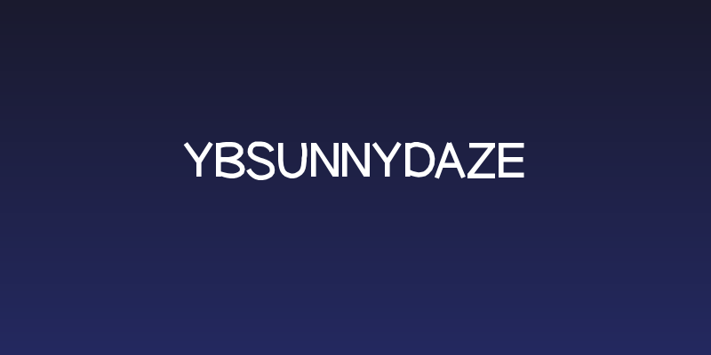 YBSunnyDaze Social Header