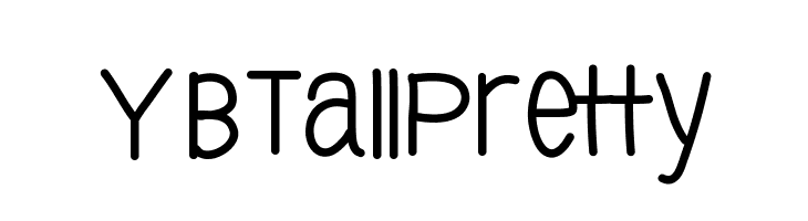 YBTallPretty  font caratteri gratis