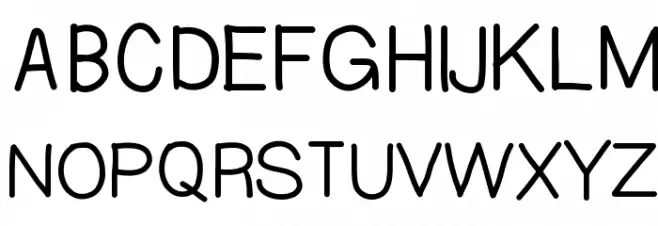 YBTallPretty Шрифта ВЕРХНИЙ